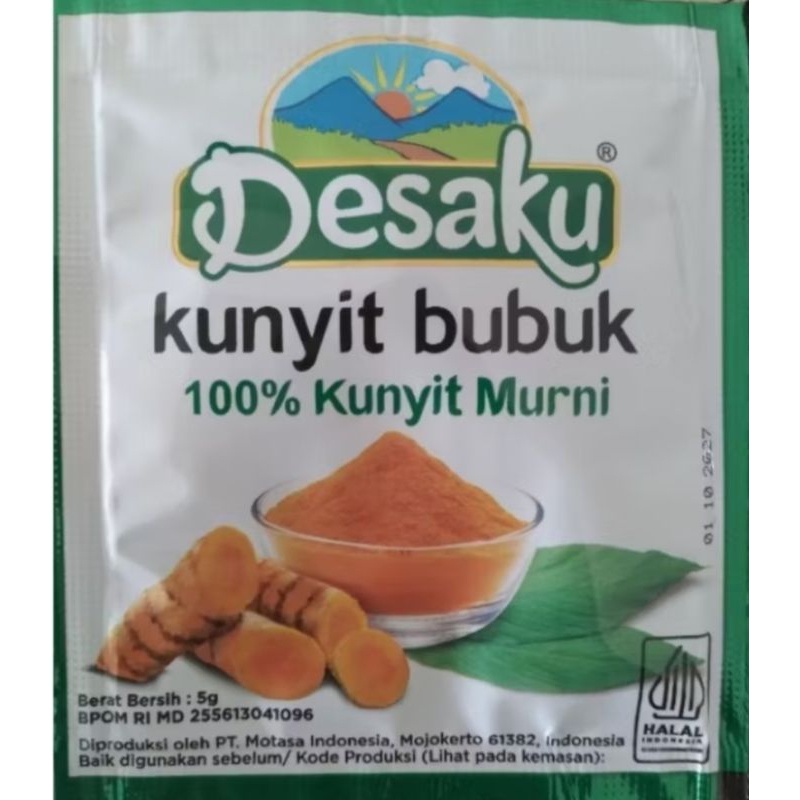 

kunyit bubuk 7,5 g sachet
