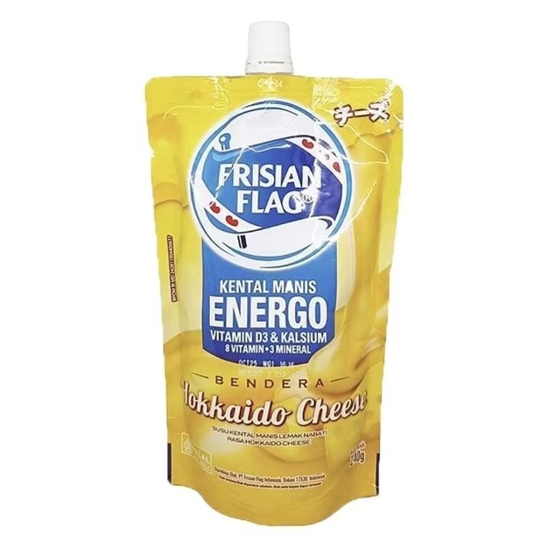 

Frisian Flag Krimer Kental Manis Hokkaido Cheese Pouch 240 g