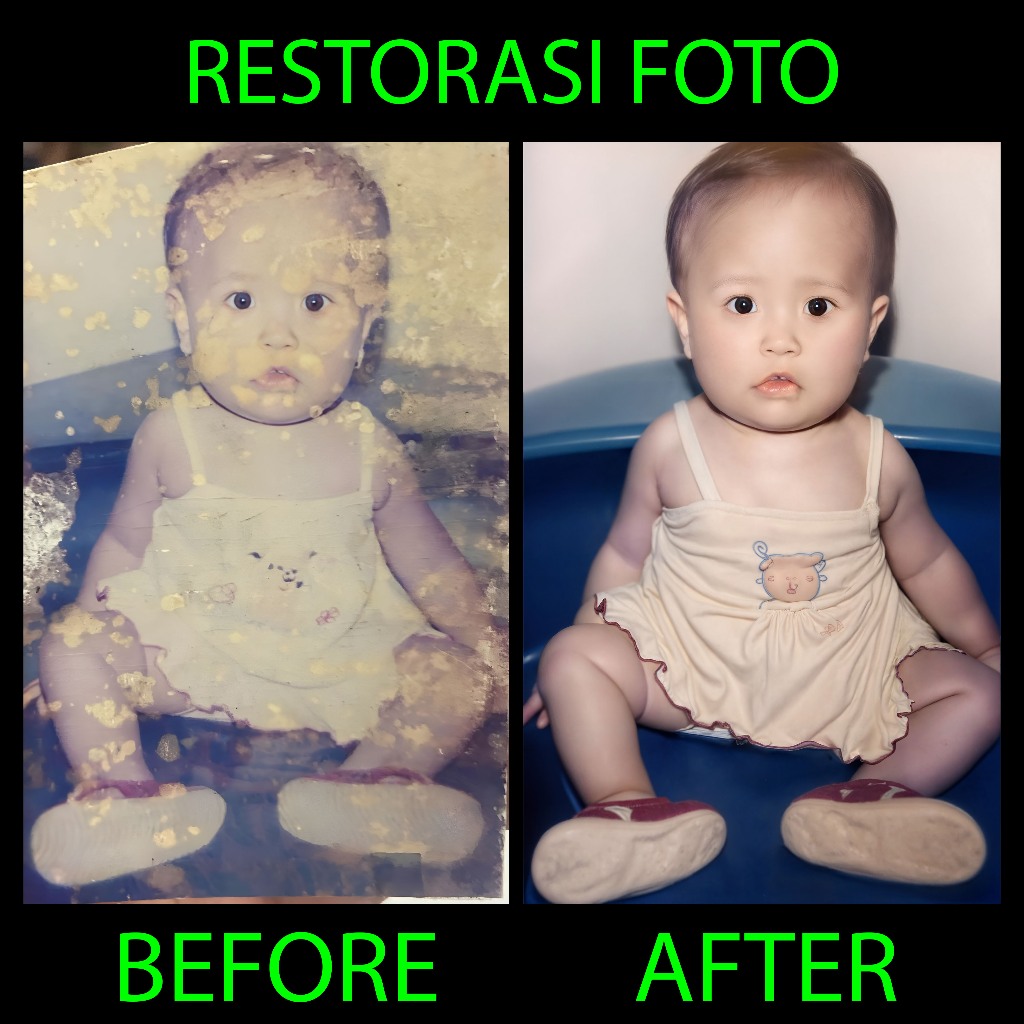 PROFESIONAL EDITING RESTORASI FOTO JADUL/RESTORASI FOTO RUSAK/RESTORASI FOTO BLUR/RESTORASI FOTO LAW
