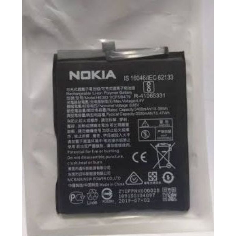 Nokia HE363 HE376 HE377 Original 100% GENUINE Battery Batre Baterai Nokia 3.1 Plus 3.1+ Nokia 7.1 Pl