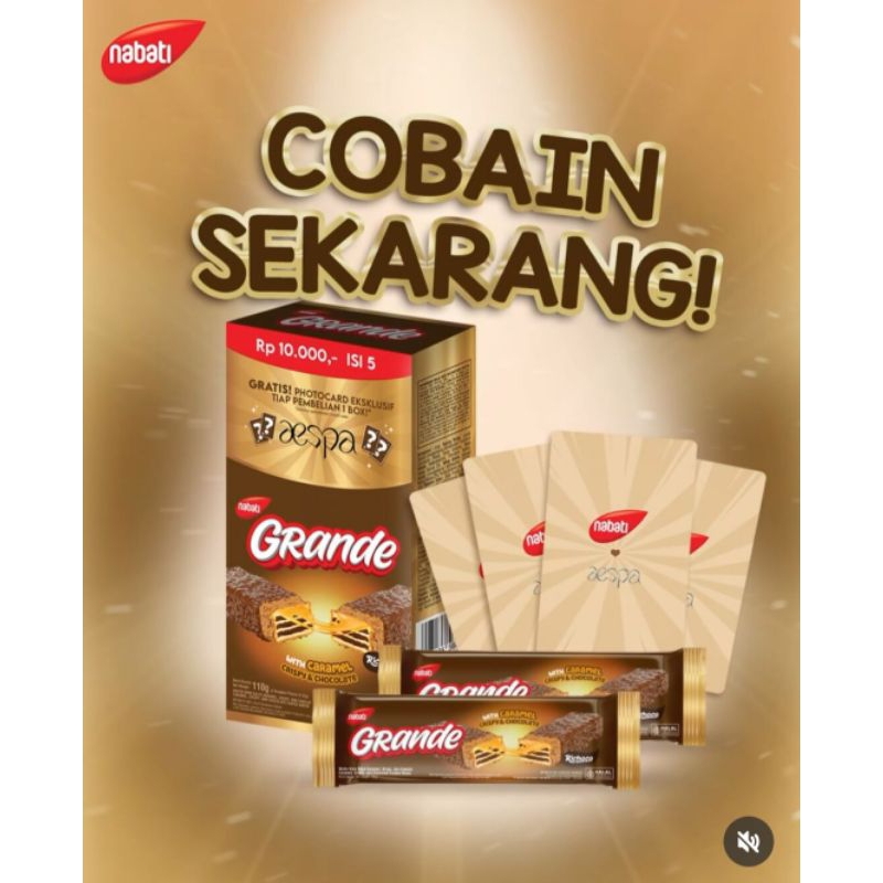 

(READY) Nabati X AESPA Free Random Photocard AESPA di dalam kemasan