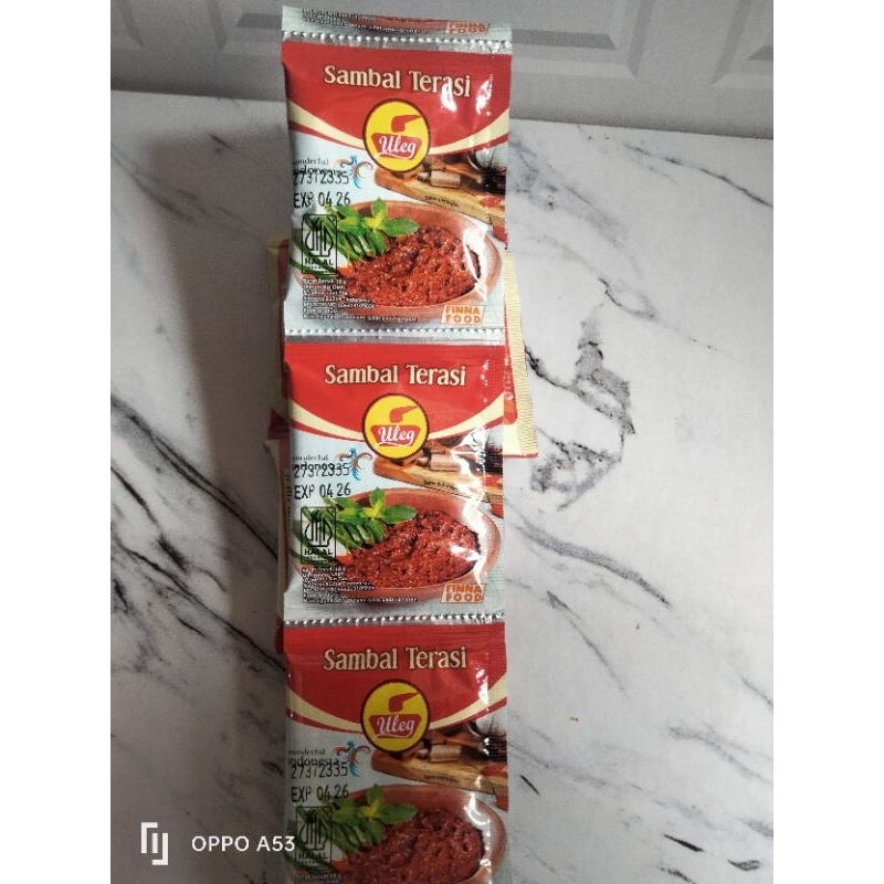 

Sambal uleg Terasi sachet satuan - AnggunYusuf Collections
