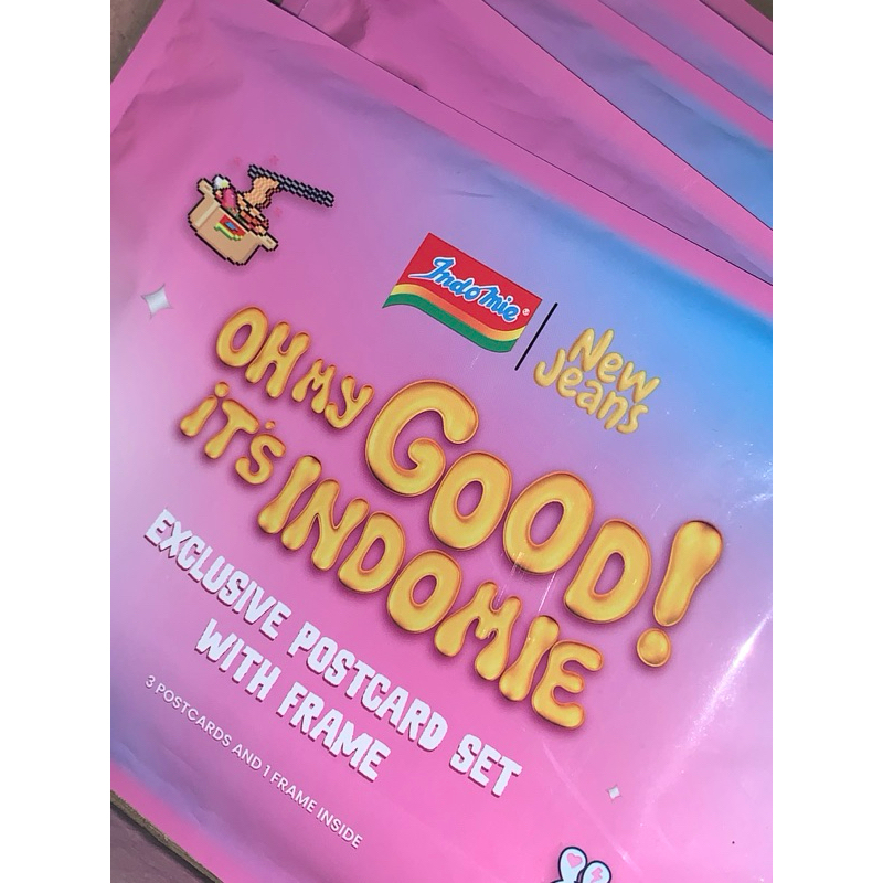 

newjeans x indomie postcard set sealed
