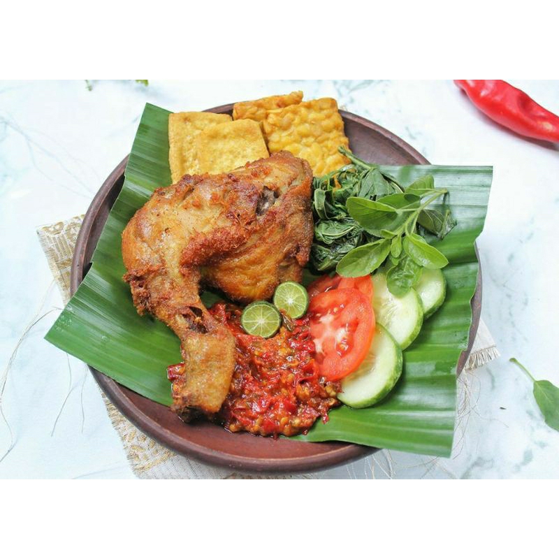 

Paket Nasi Ayam Sambal dadak terasi bakar(Best Seller)