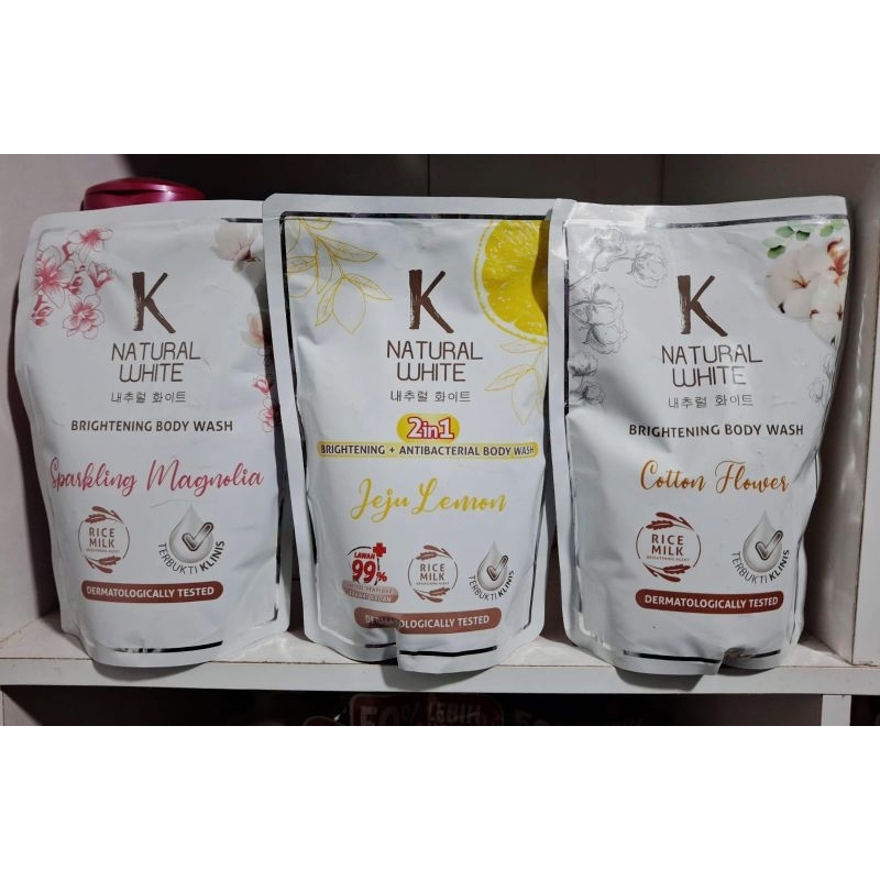 K NATURAL WHITE BRIGHTENING BODYWASH