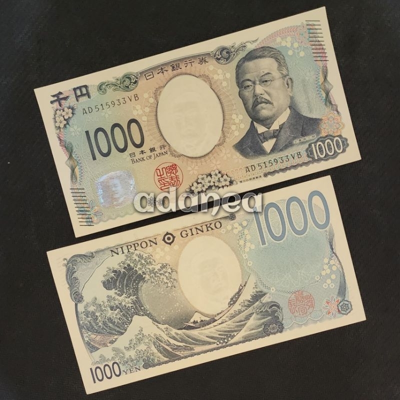 Uang Asing Jepang Yen Pecahan 1000 Yen New Series