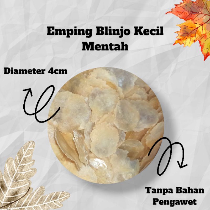 

EMPING BLINJO UKURAN KECIL MENTAH 500gr - 1kg