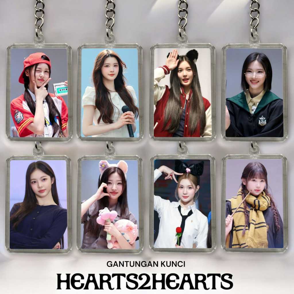 Keychain H2H Hearts2Hearts Akrilik Gantungan Kunci