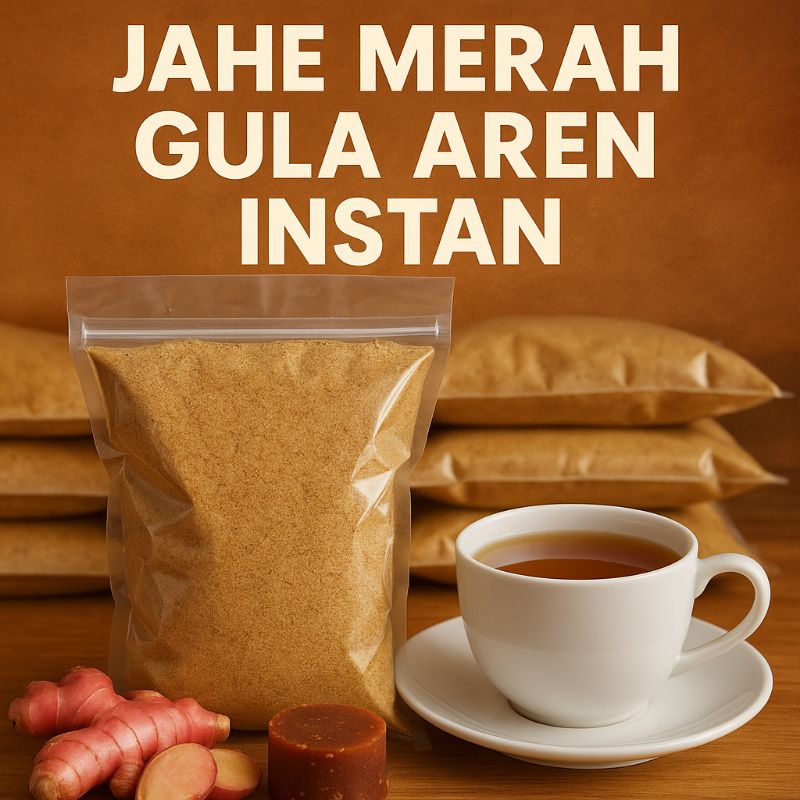

JAHE MERAH GULA AREN BUBUK KILOAN INSTAN 1KG