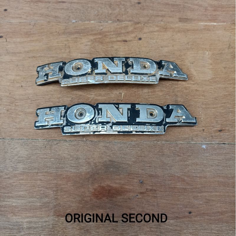 Emblem Logo Tangki Honda GL100 GL125 GL 100 GL 125 Original Second