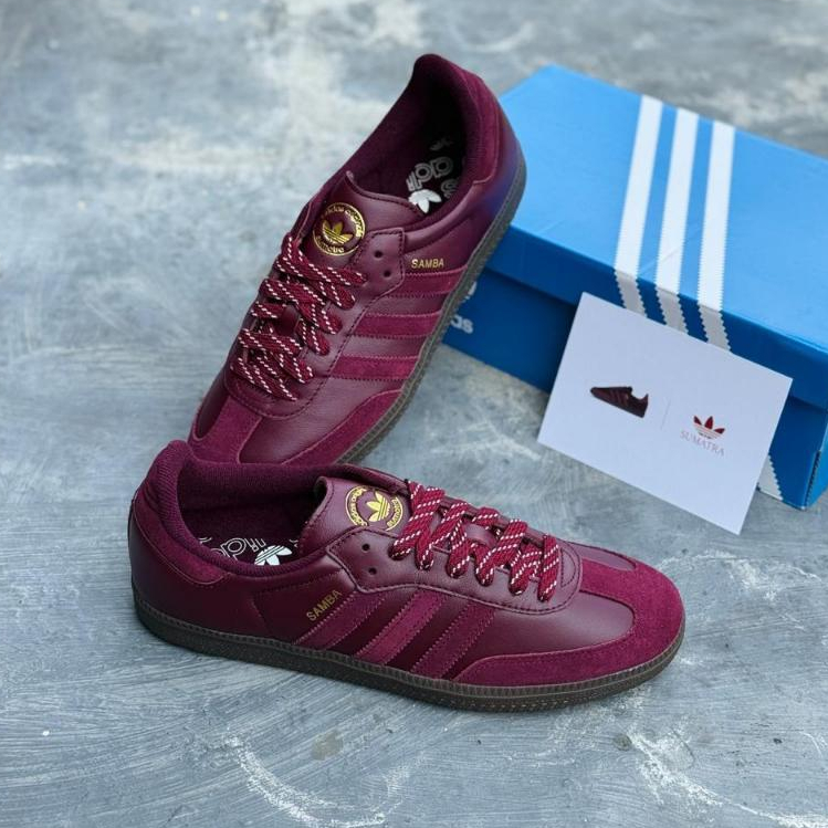 Adidas Samba OG Sumatra Island Series Maroon Gum (100% Original) [JR9445]