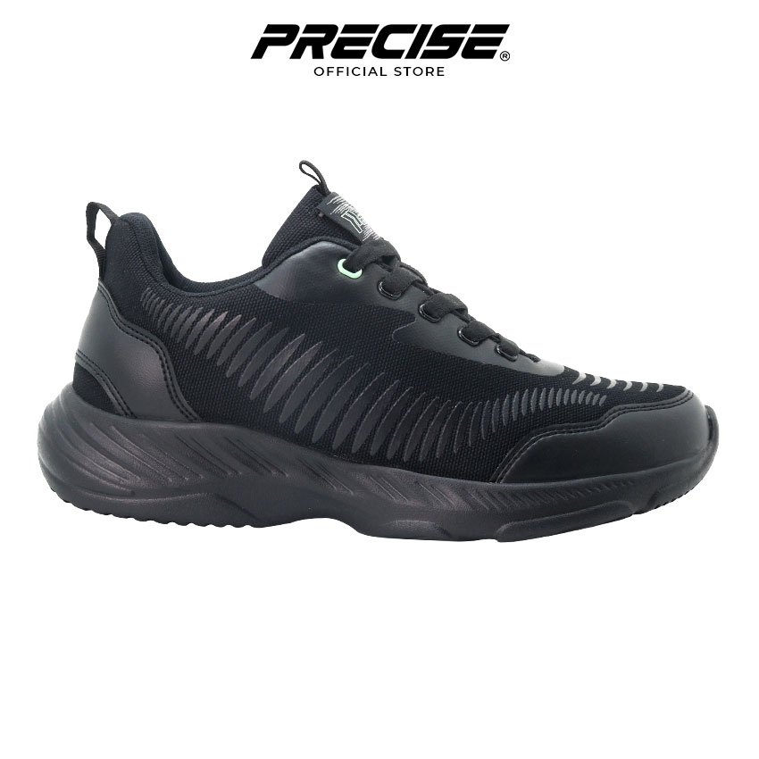 Precise Sabaku LC M Sepatu Sneakers Sekolah Hitam - All Black
