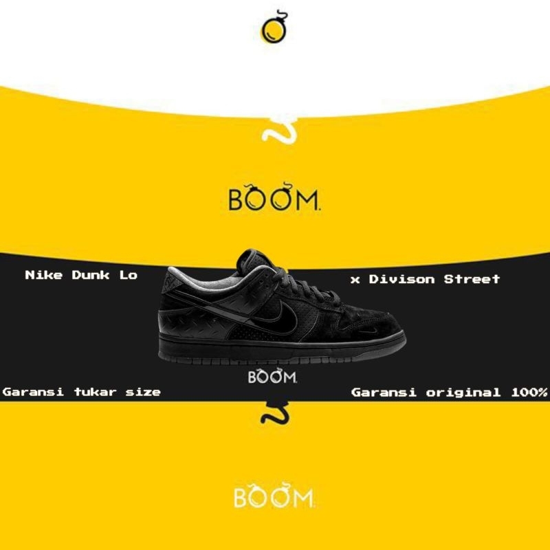 Dunk Low Black Division Street - What The Duck Alternate Original