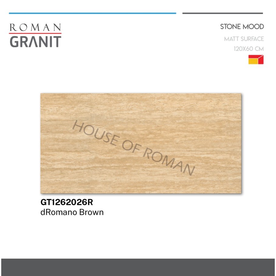 ROMAN GRANIT dRomano Brown 120X60 GT1262026R ROMAN GRANIT