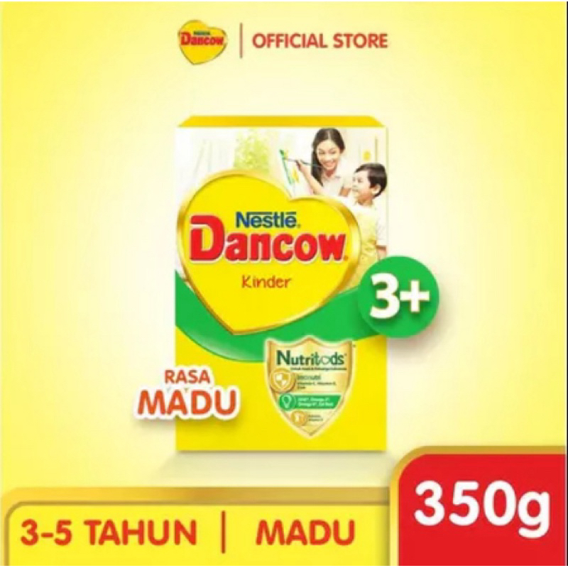 

Nestle Dancow 3+ Nutritods Usia 3-5 Tahun Rasa Madu 350 Gram Box