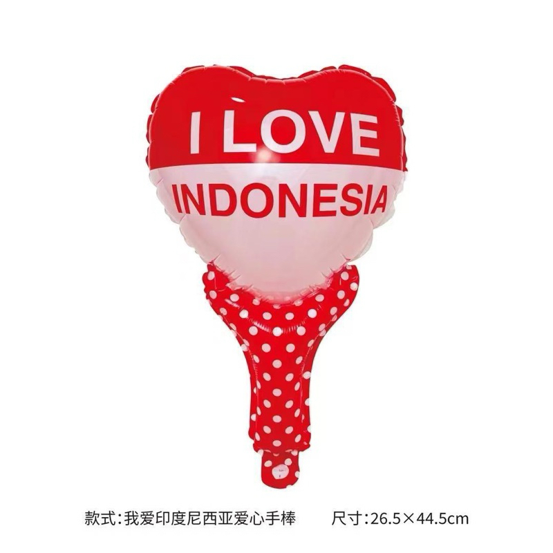 Balon Bulat 17 Agustus / balon love 17 Agustus / balon tenis 17 Agustus