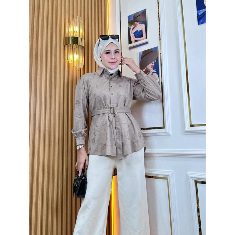 WEBE - KALUNA BLOUSE//Pakaian wanita/kemeja/tunik/blus/pololinen