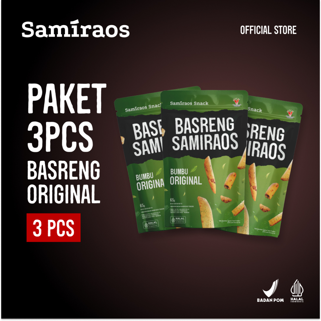 

SAMI RAOS - 3 Pcs Basreng Original