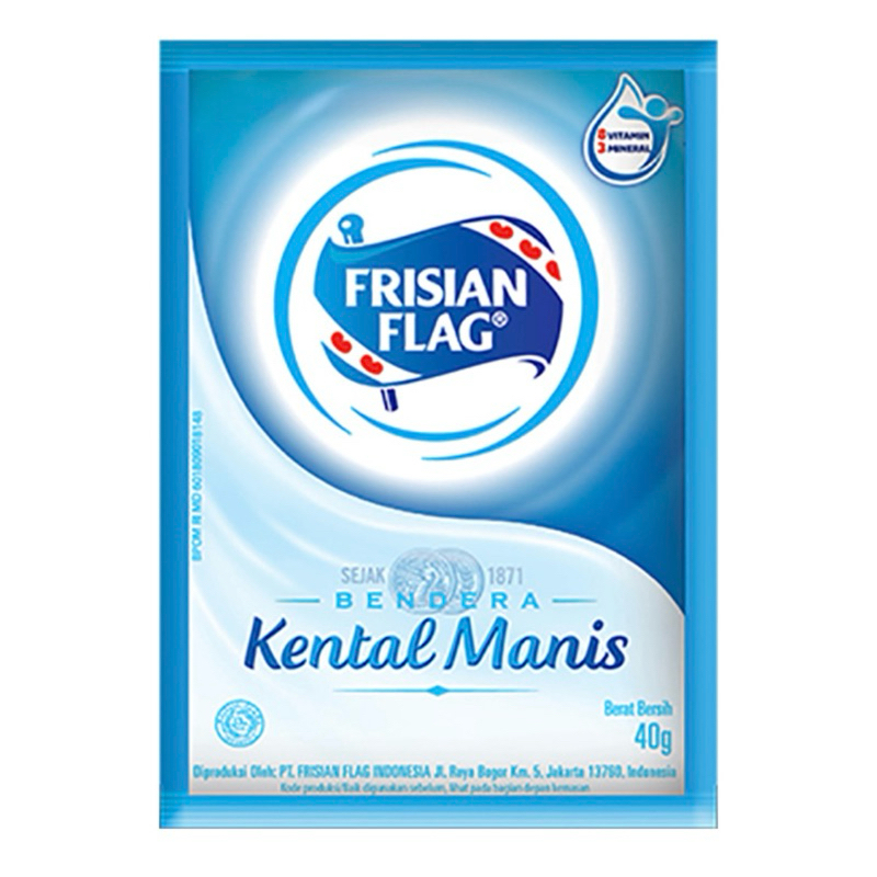 

[Isi 6] Frisian Flag Kental Manis 40 gr