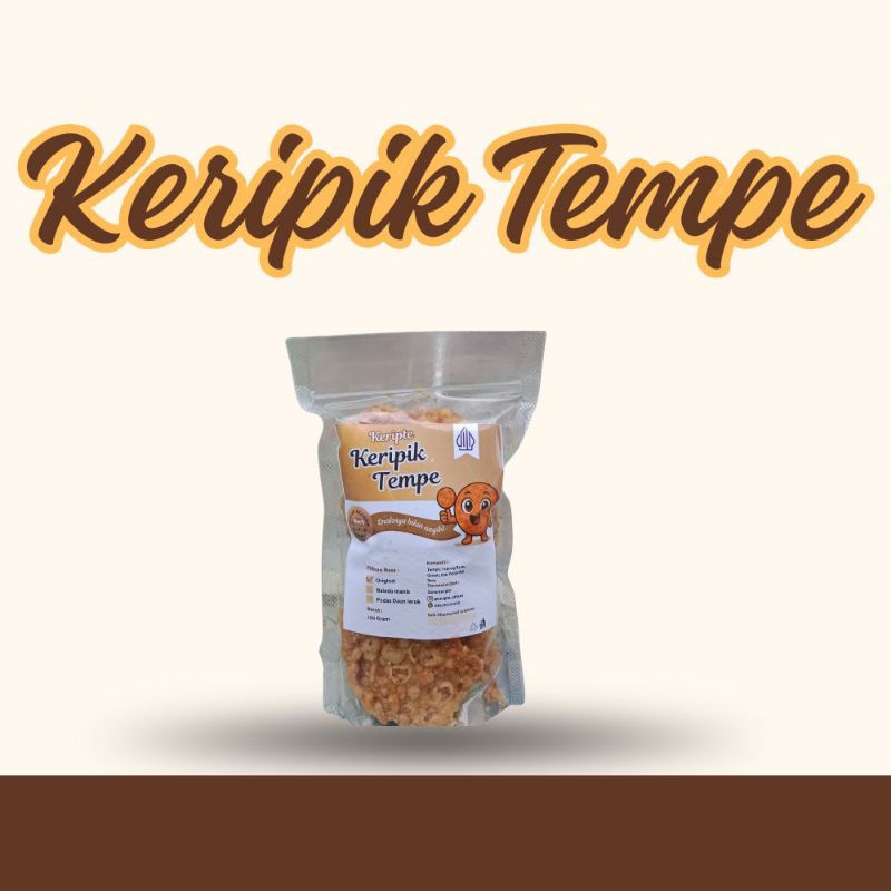 

Keripik Tempe Original ukuran 150 gram