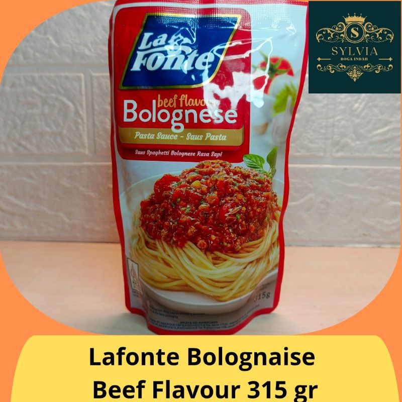 

Lafonte Bolognaise Beef Flavour Saus Pasta 315 gr