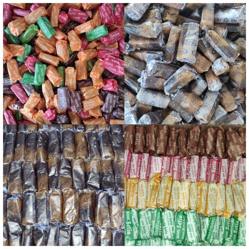 

Ssl09 Dodol Garut Campur mix varian rasa campur banyak rasa kemasan 1kg oleh oleh khas garut zebra