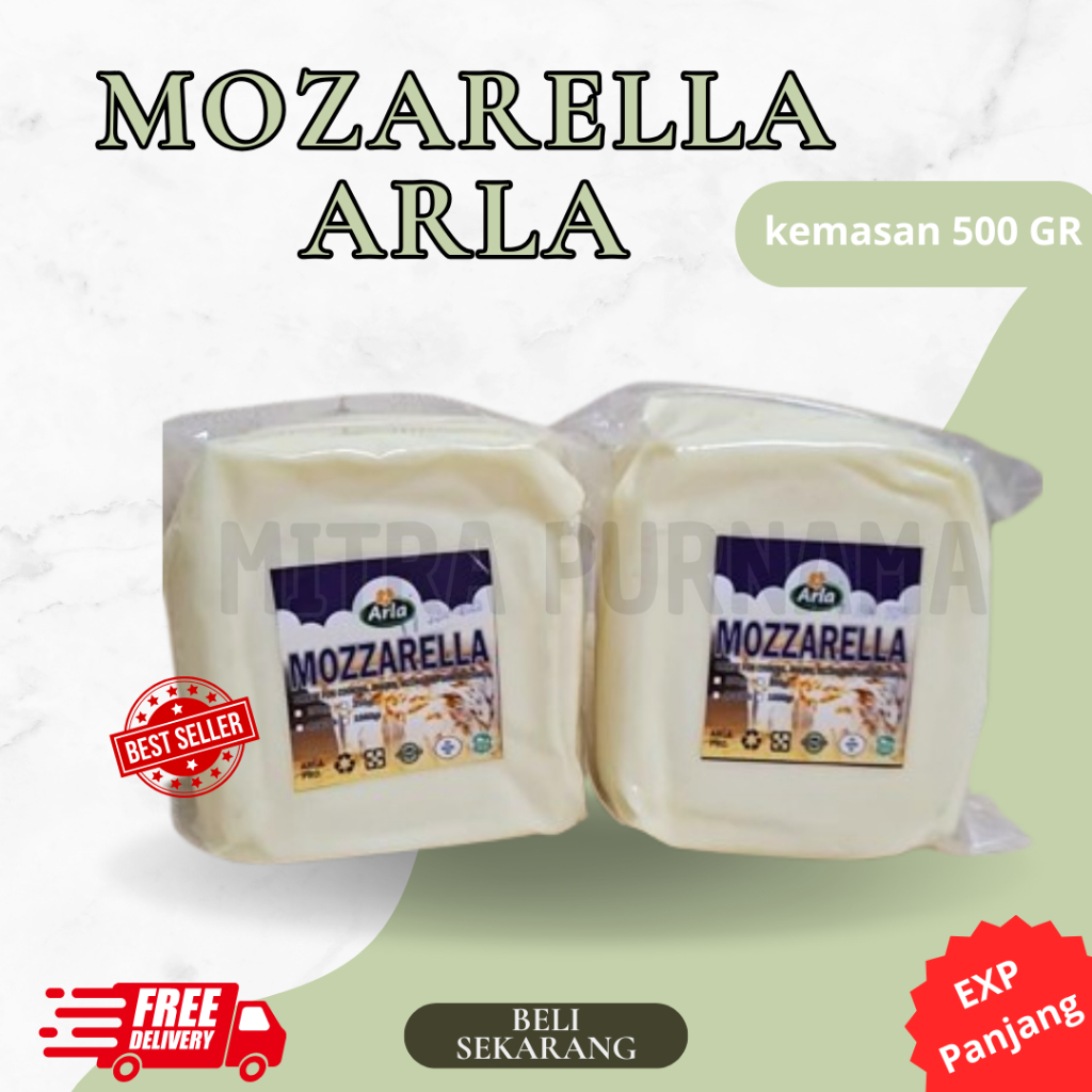 

Keju Mozarella Arla 500 gr (HALAL)