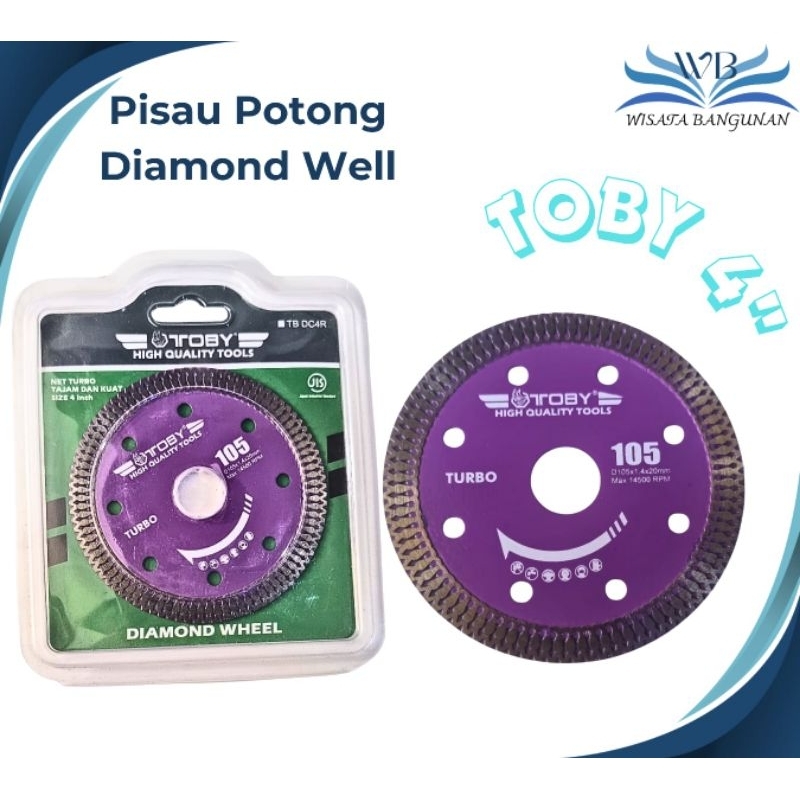 

Diamond Blade/Pisau Potong/ Diamond Well TOBY 4
