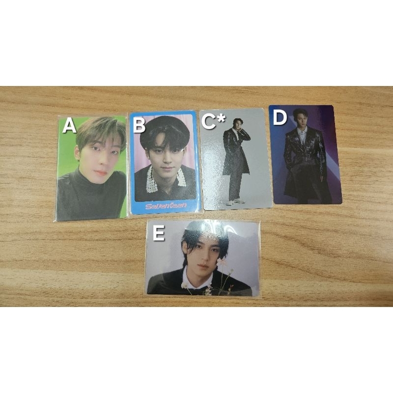 [CLEARANCE SALE] OFFICIAL PHOTOCARD MINGYU WONWOO SEVENTEEN DICON ATTACA FML