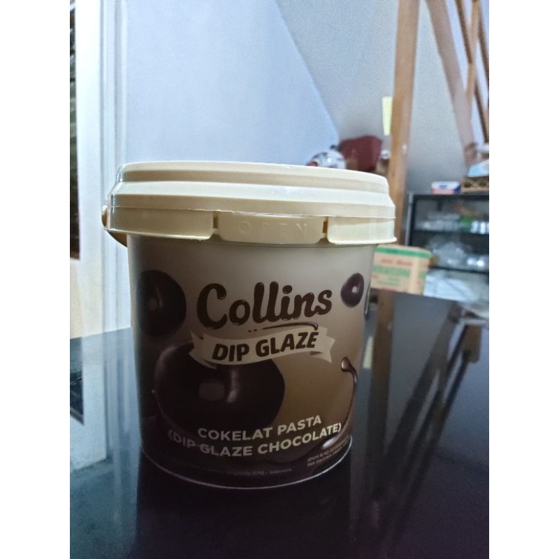 Collins Dip Glaze Cokelat 1kg