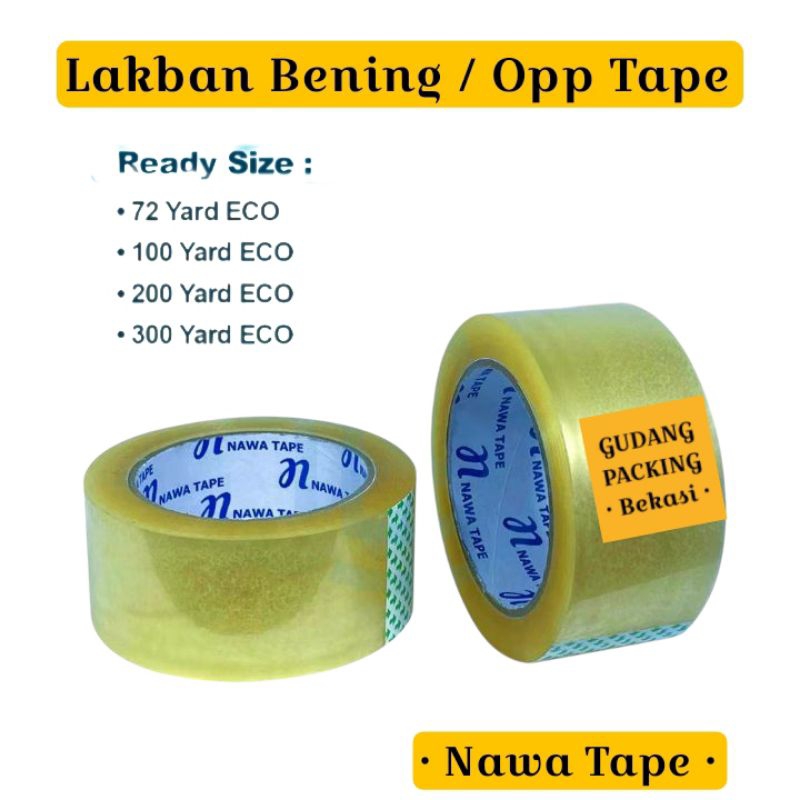 

Lakban Bening 45mm / Isolasi Bening Satuan
