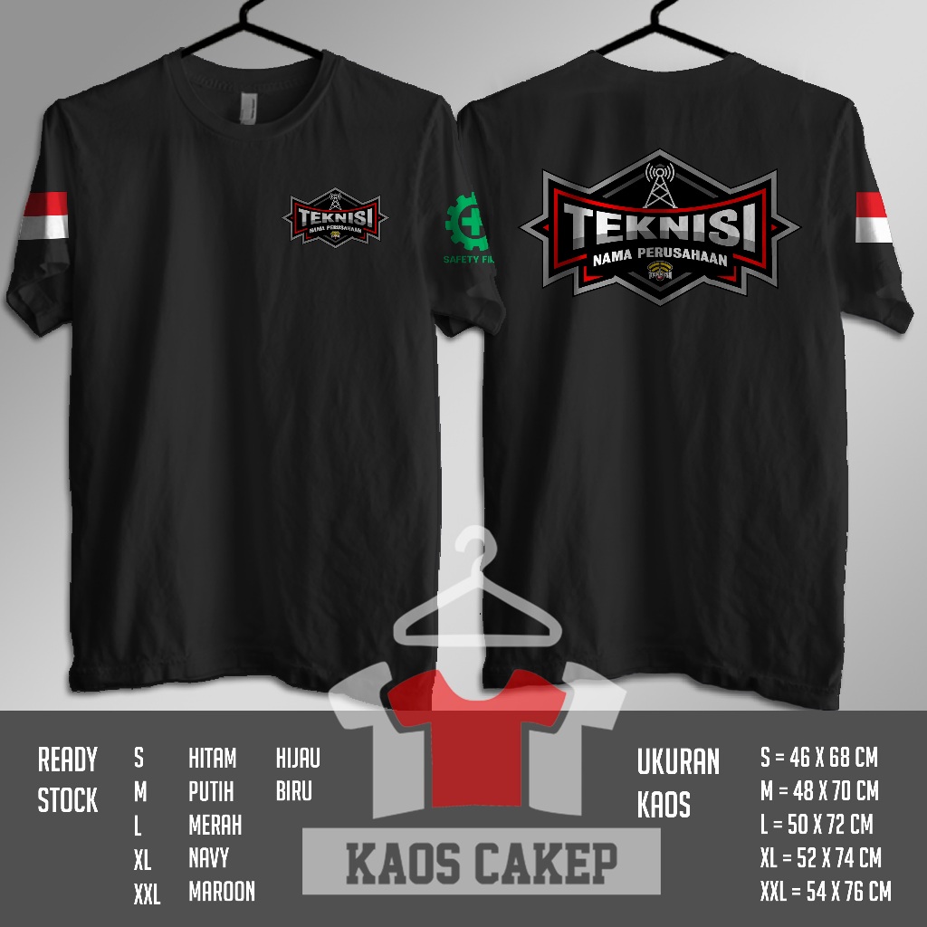 Kaos Teknisi Wifi v2 Logo Terbaru Teknisi Wifi Gratis Nama Perusahaan Kalian Baju Distro