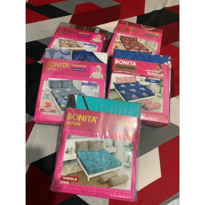 Sprei Bonita Disperse Queen B2 160x200