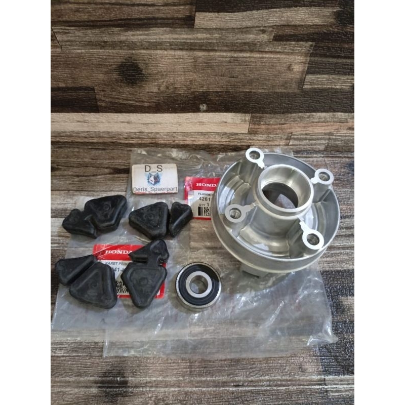 Nap gear dudukan nap gear set karet+bearing Supra x 125 dd supra x 125 helm in Blade new cs1(KPG)