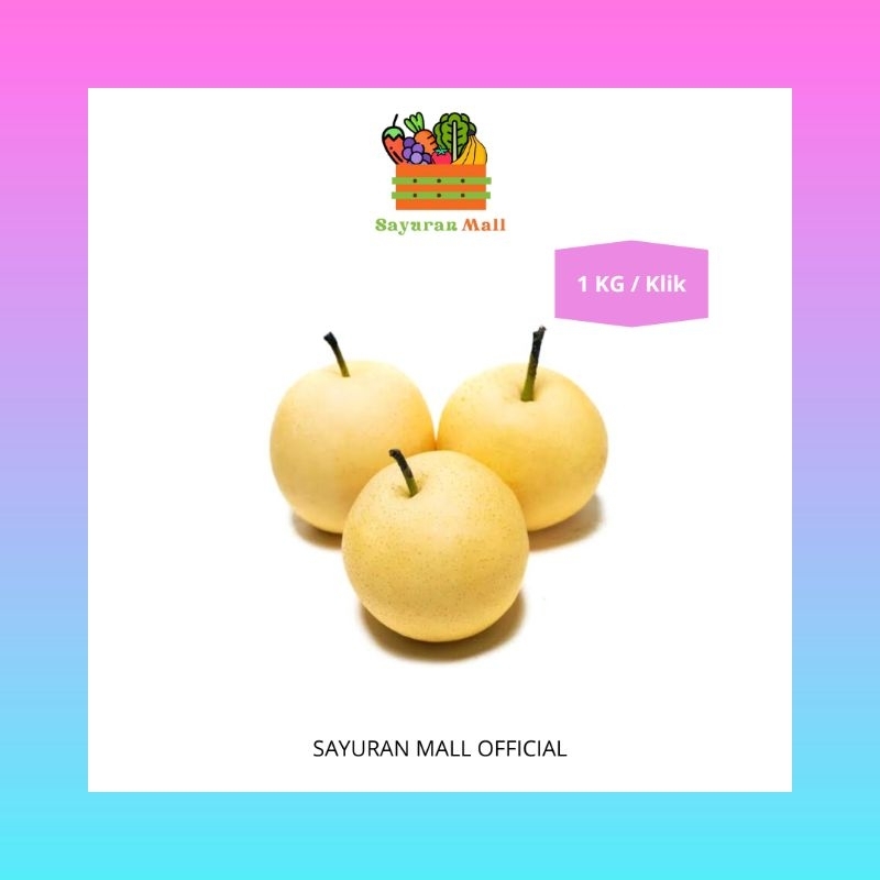 

1 KG Buah Pir Madu / Pear | Buah Segar | SAYURANMALL