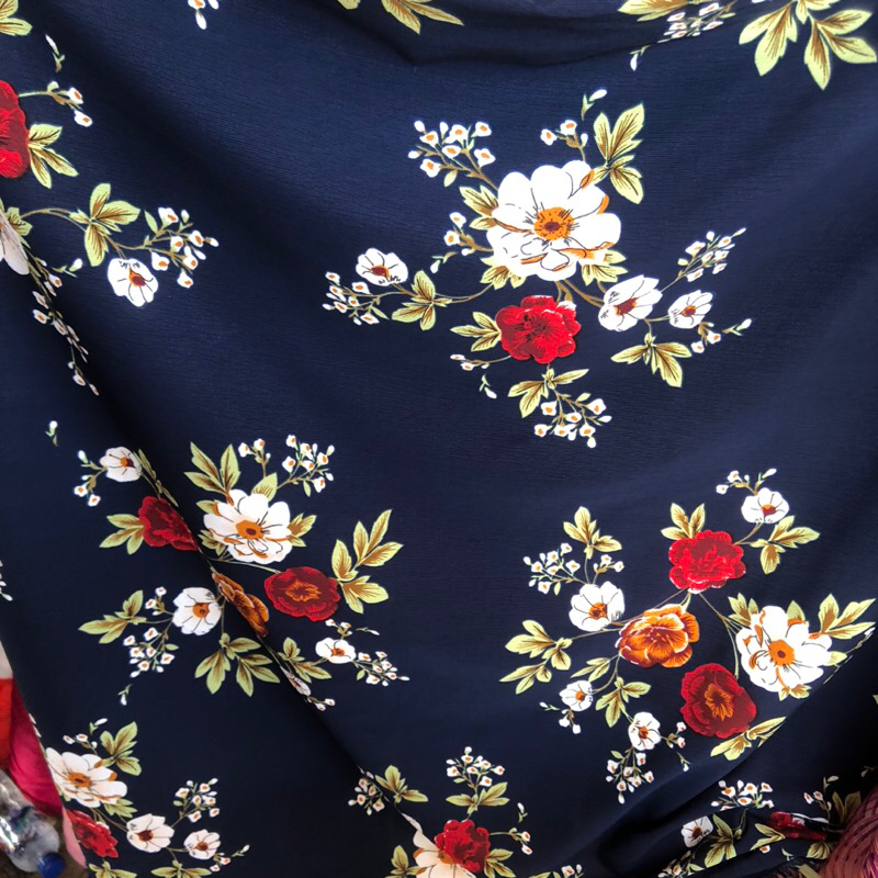 kain katun motif - kain katun motif bunga - kain katun motif impor - kain katun motif premium ba