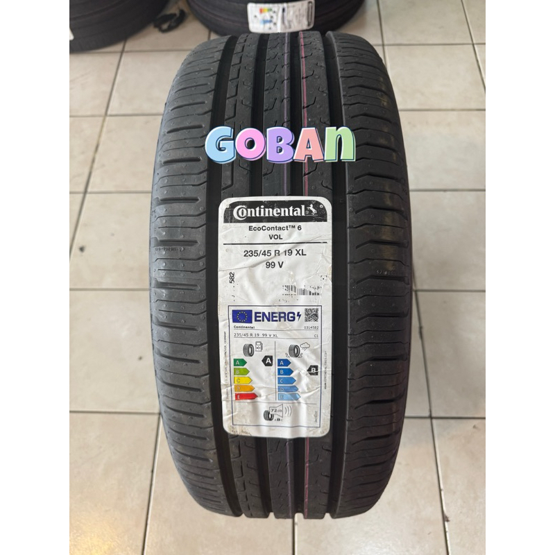 ban mobil 235 45 19 Continental Eco Contact 6 ukuran 235/45 r19 untuk BYD Seal 235/45r19