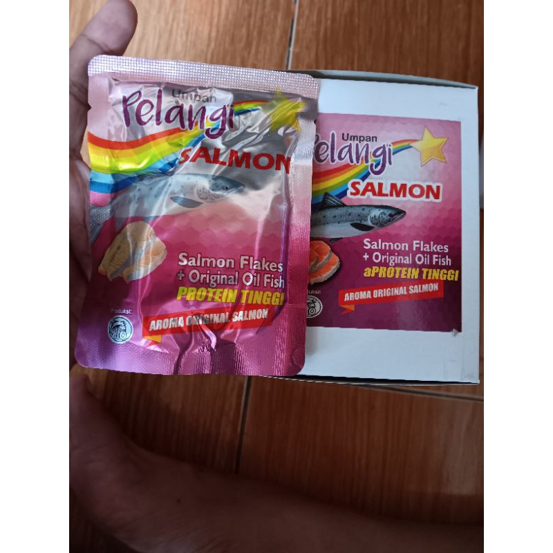 Umpan pelangi Salmon