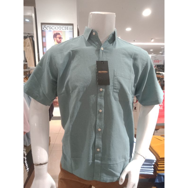 Scotch Kemeja Pendek Pria Casual