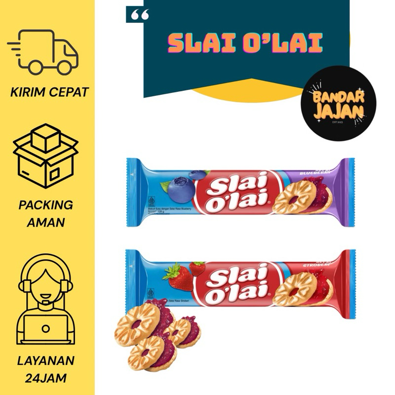 

SLAI OLAI ROLL BISKUIT BLUEBERRY DAN STRAWBERRY 128 GR Per Kemasan – Biskuit Isi Selai bluberi stroberi