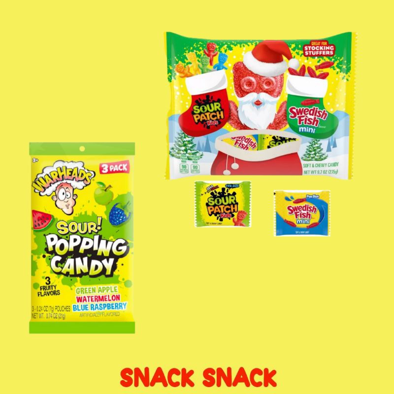

[ORI 100% US] Sour Patch Kids & Swedish Fish Treatsize | Sour Patch 3 Pack