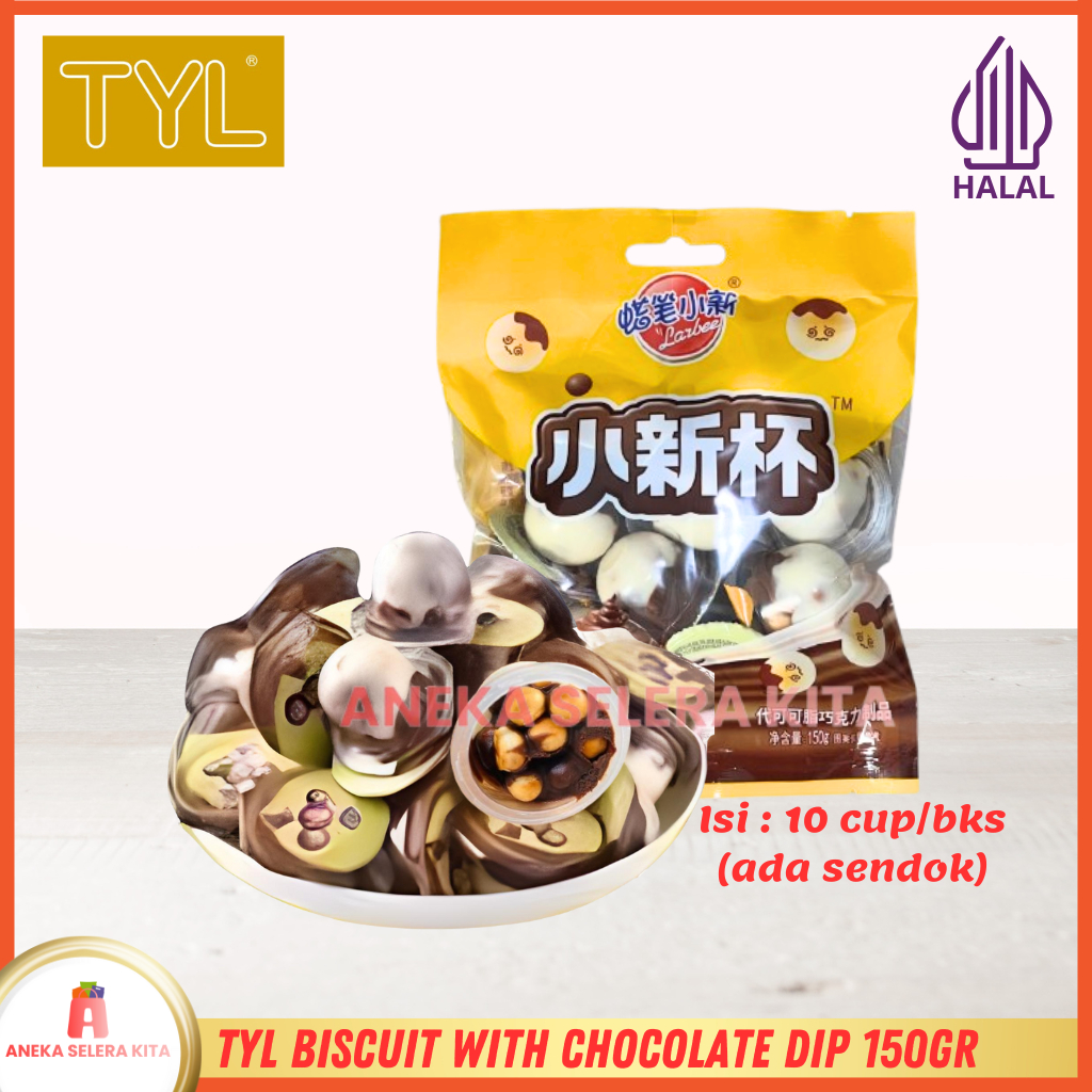 

TYL Biscuit With Chocolate Dip Kemasan Cup Halal 150gr