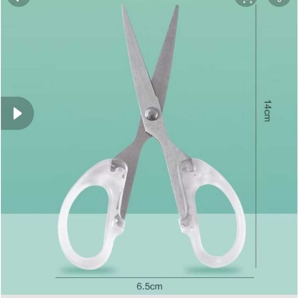 

Gunting Model Transparan Alat Pemotong kertas Peralatan sekolah