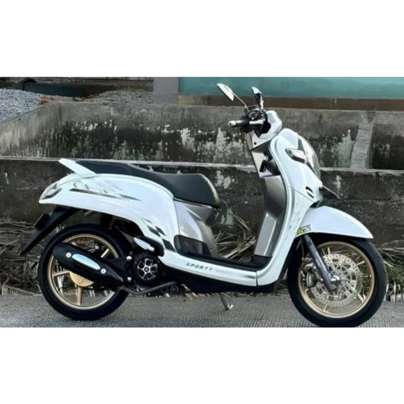Striping Transparan Scoopy Stylish 2018 2020 Model Ori Bebas Custom