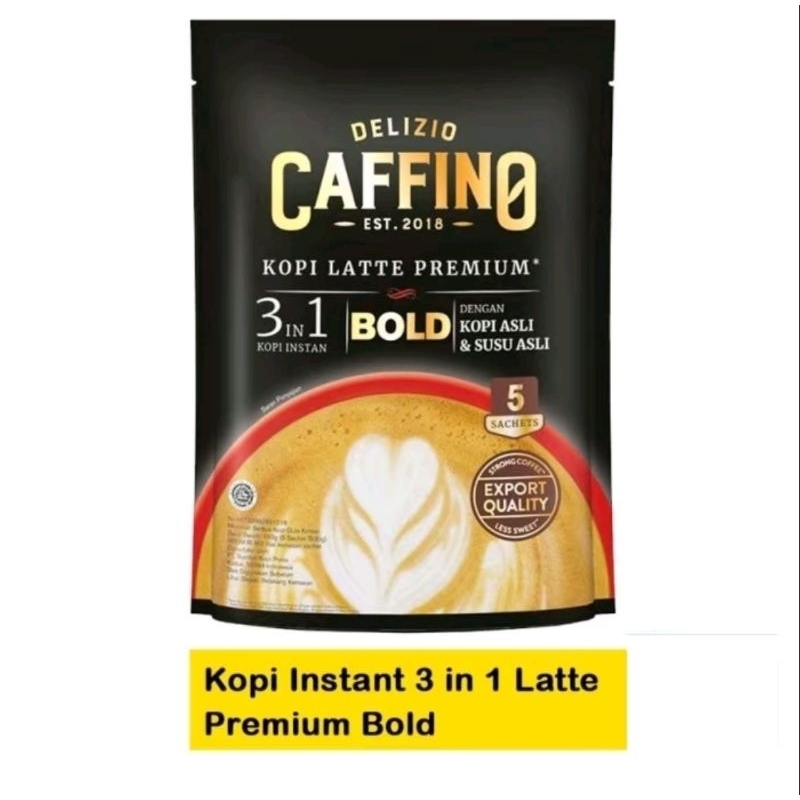 

Kopi instan Caffino Bold Premium kemasan 1Pack isi5Pcs