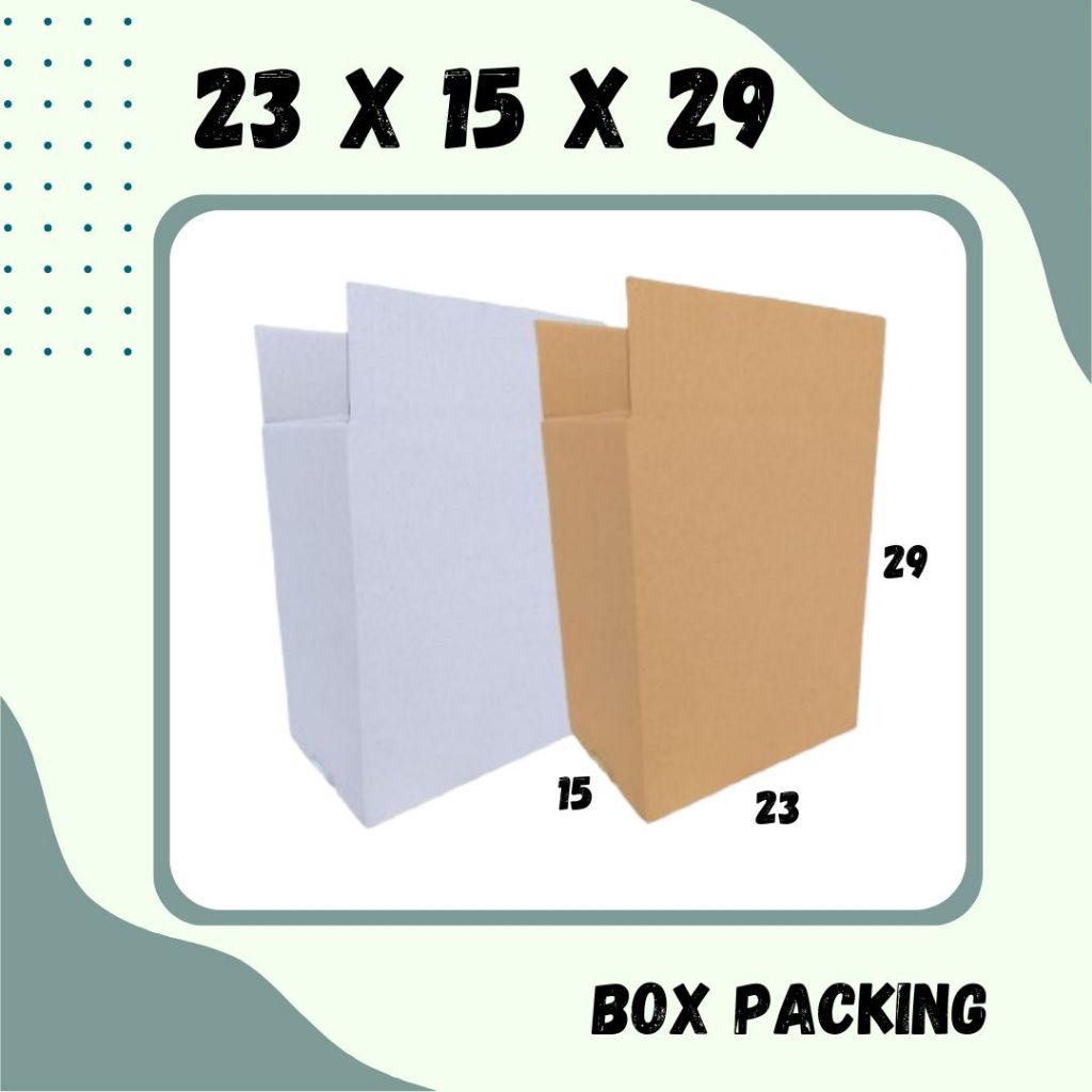 

Box 23x15x29 Kardus Packing A1 Olshop Karton Dus Souvenir Kotak Kemasan Sparepart Jamu Madu Assesoris Kosmetik