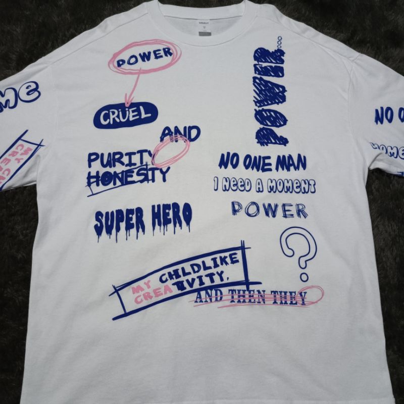 Kaos Doodle Onpoint Streetwear (Preloved)