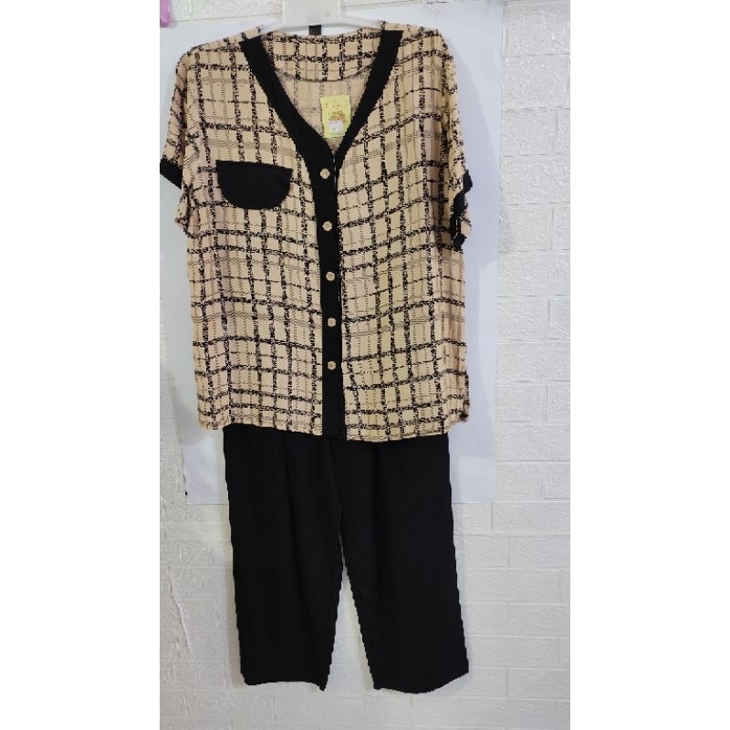 OBRAL setelan Theresia bahan rayon premium LD88-100