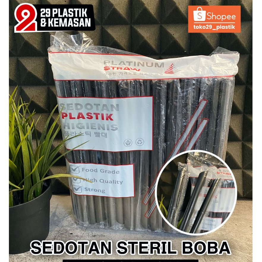 Sedotan Steril Boba 12mm Star Plus