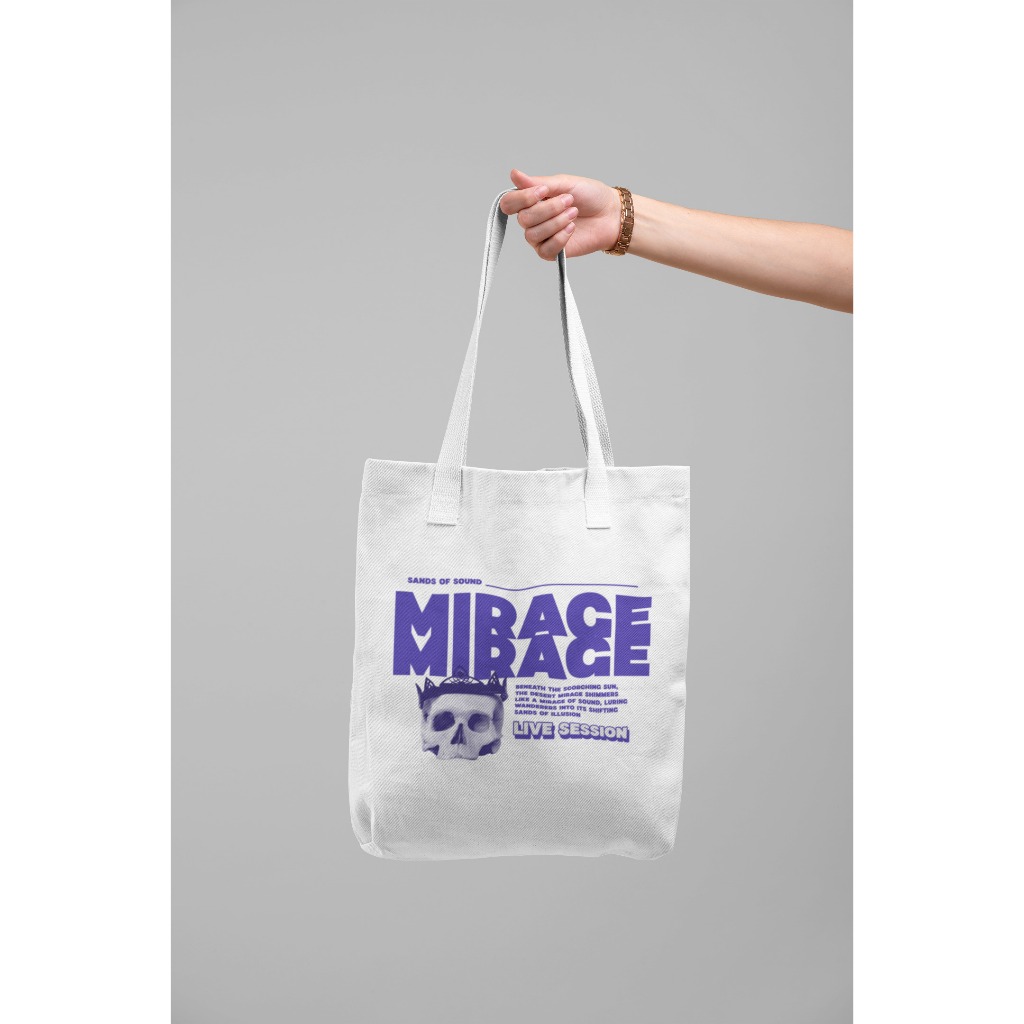 Azzam Rei Apparel- Tas Tote Bag Kanvas - Totebag Pria Wanita